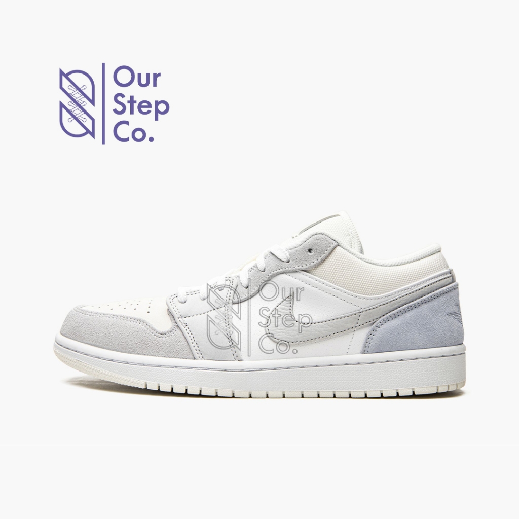 Sepatu Nike Air Jordan 1 Low Paris White Sky Grey Original BNIB