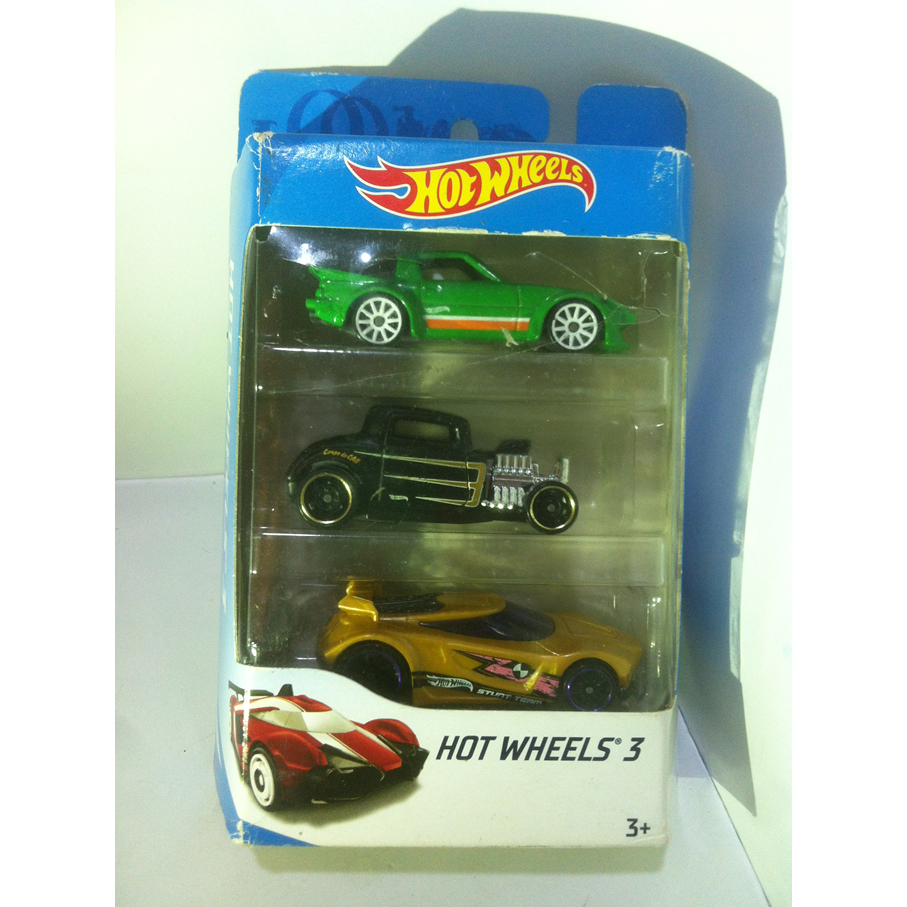 Hot Wheels 3. 2018 Multipack - Mazda RX-7 Exclusive-32 Ford Regular 2019-Chicane Exclusive MATTEL