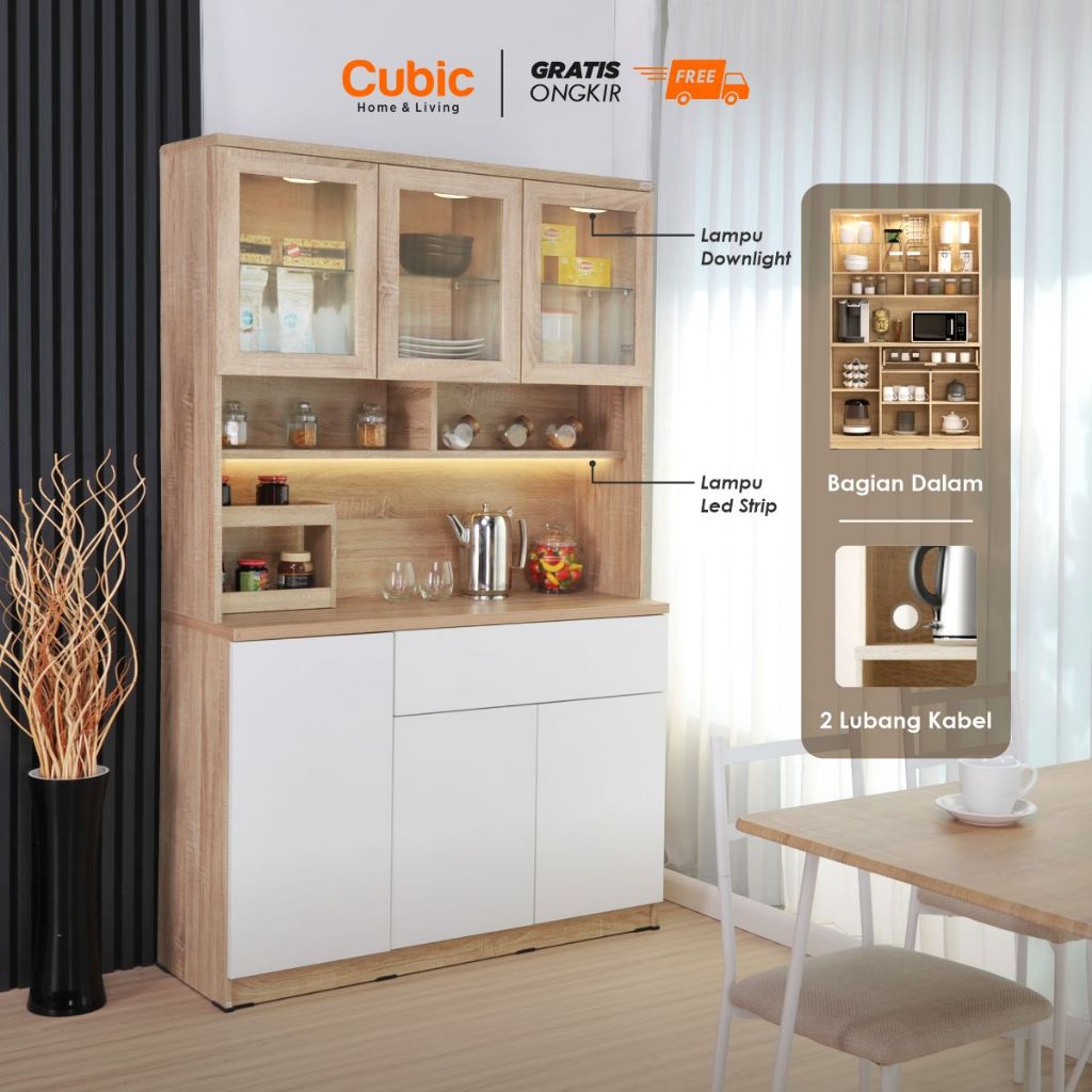 Cubic Lemari Dapur Minimalis / Kitchen Kabinet / ELENA KC 122