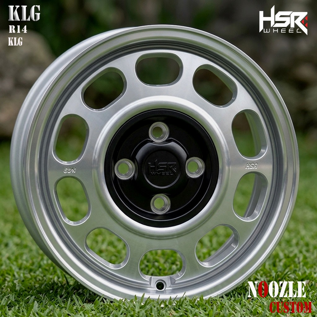 VELG KALENG R14 TYPE HSR RING 14 KLG LUBANG 4 PCD 100 BISA DI PAKAI PCD 114