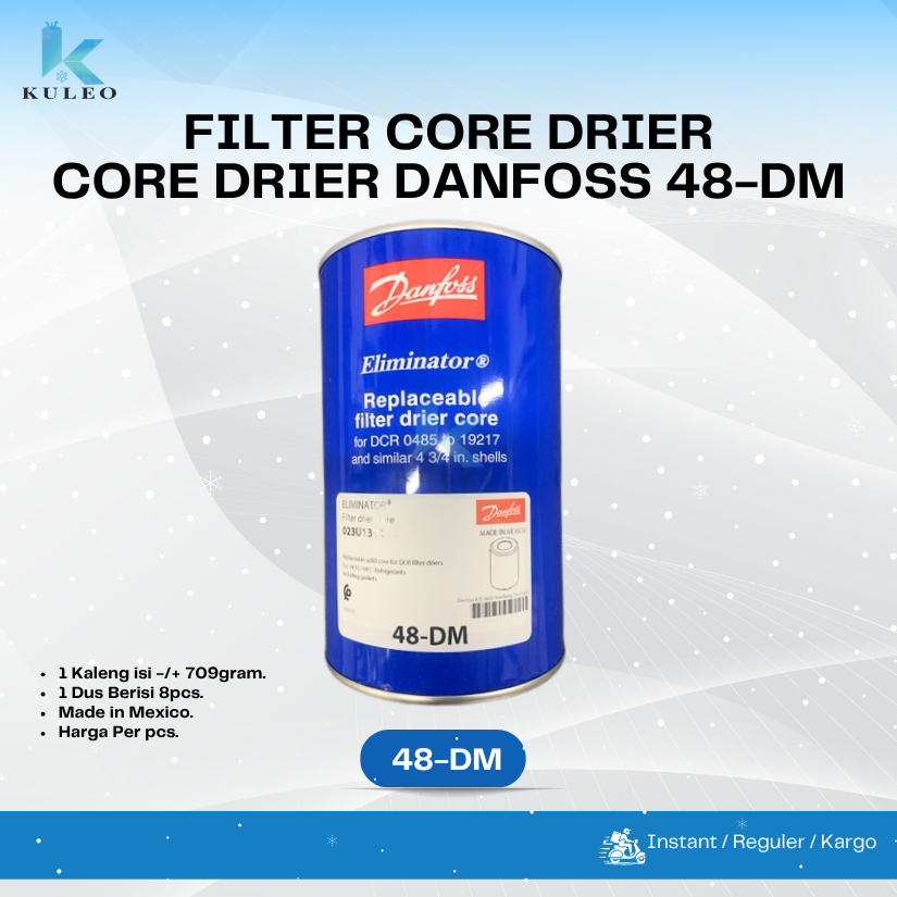 Filter Dryer Danfoss 48DM Original - Filter Dryer AC Danfoss 48DM - Filter Drier 48 DM | Saringan AC