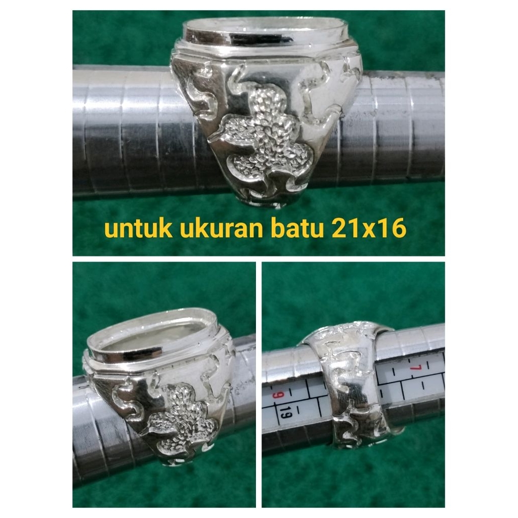 RING ALPAKA SUPER TERBARU MODEl PERAK