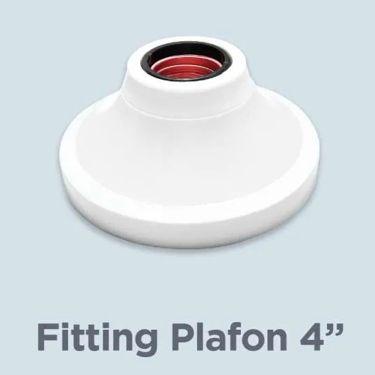 Fitting Lampu Plafon Bulat Fiting Lampu Plafon Bulat 4 inch E27