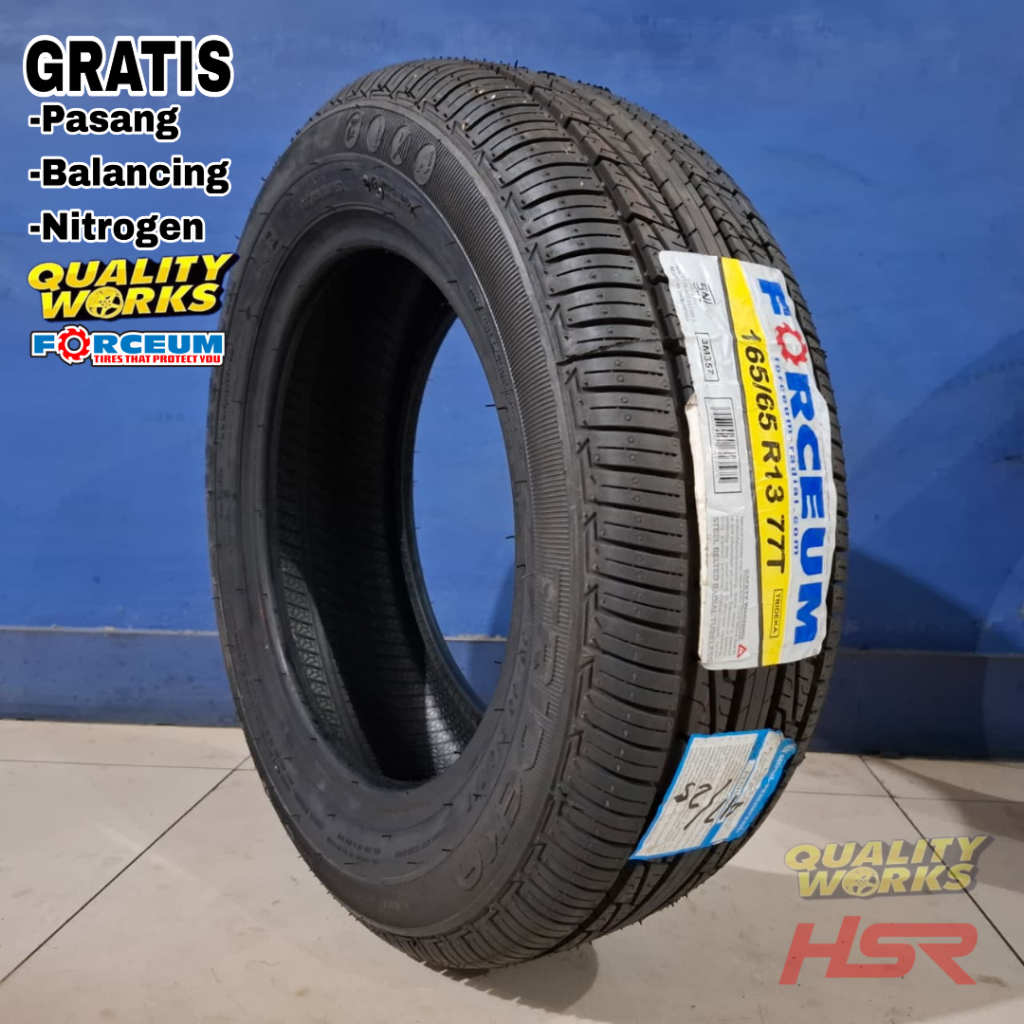 BAN MOBIL 165 65 R13 FORCEUM TRIDEKA - BAN MOBIL RING 13 UKURAN 165/65 R13