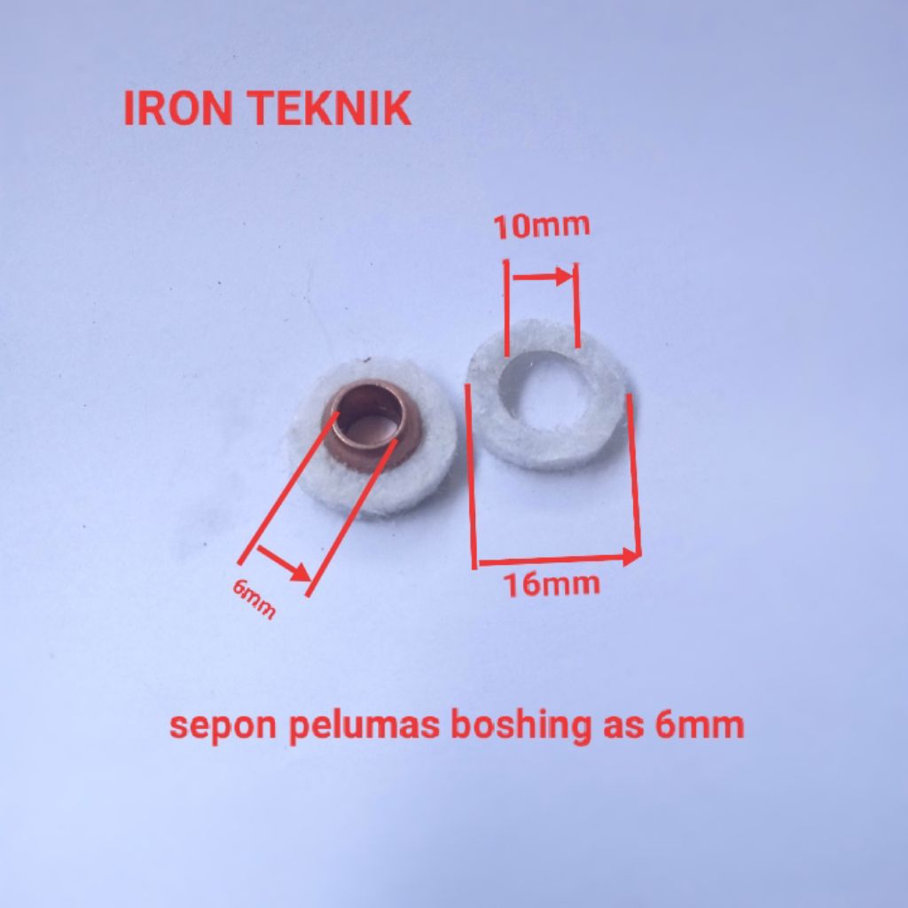 sepon pelumas kipas angin as 6mm