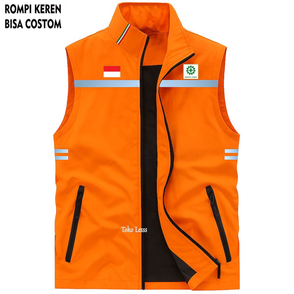 Termurah, Rompi K3 Safety First, Rompi K3 Proyek, Rompi K3 Kantor, Rompi K3 Original