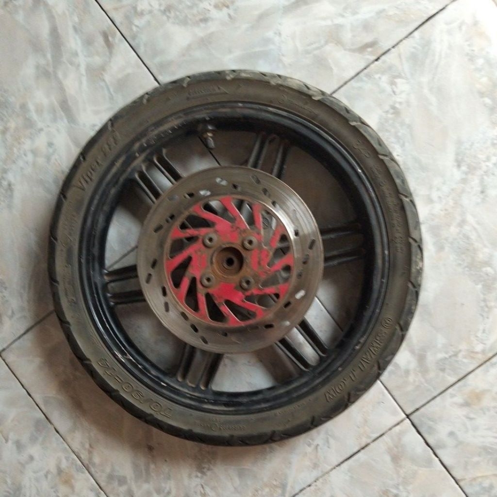 VELG DEPAN ORI SPIN 125 SECOND
