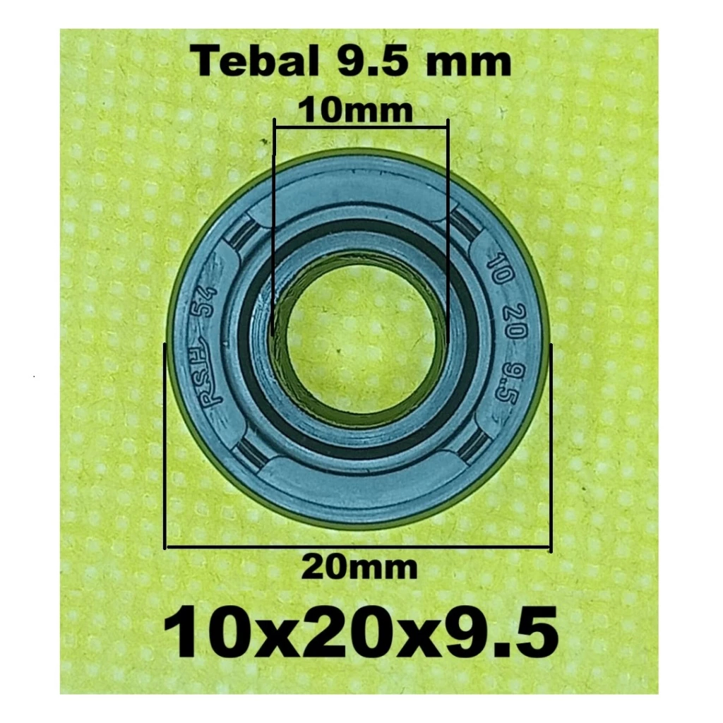 oil seal shok 10x20x9.5 shock belakang motor karet sok oli sil original