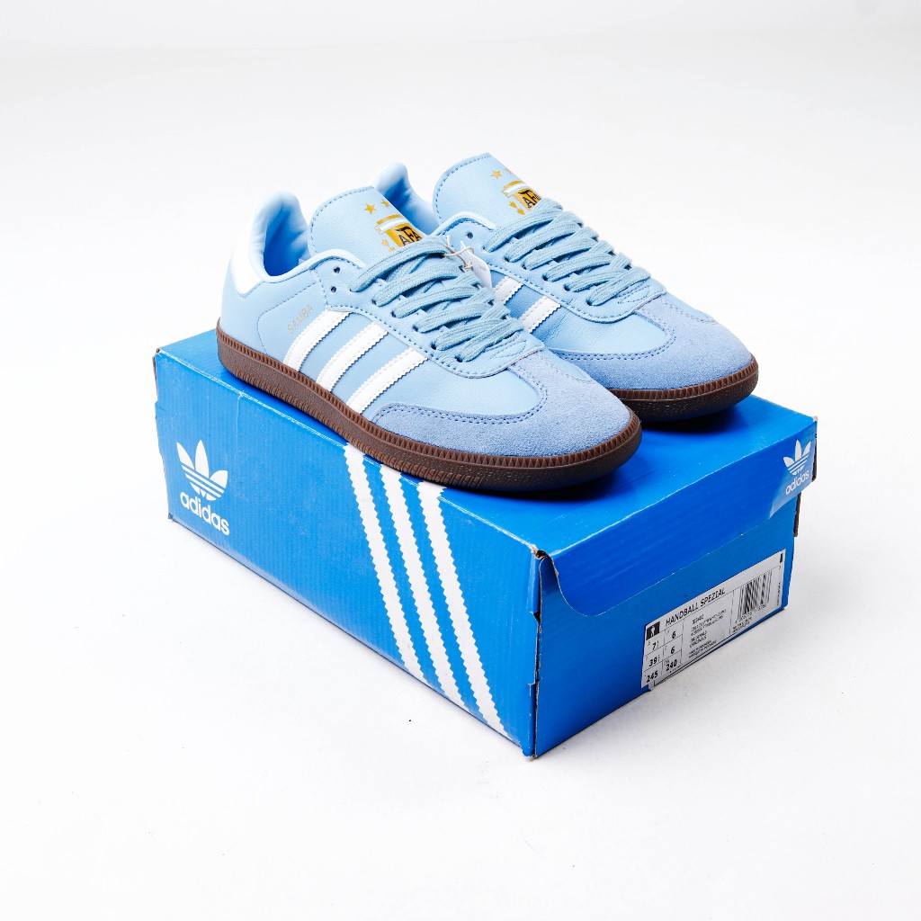 (SLPRDS) Adidas Samba Classics OG Team Argentina Clear Blue