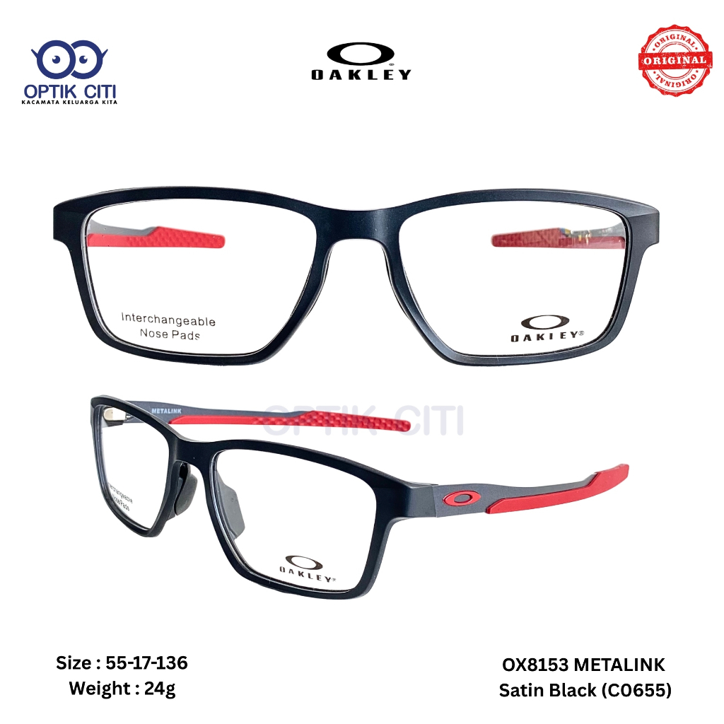 Frame Kacamata Pria Sporty Original Oakley Metalink OX 8153 - S55