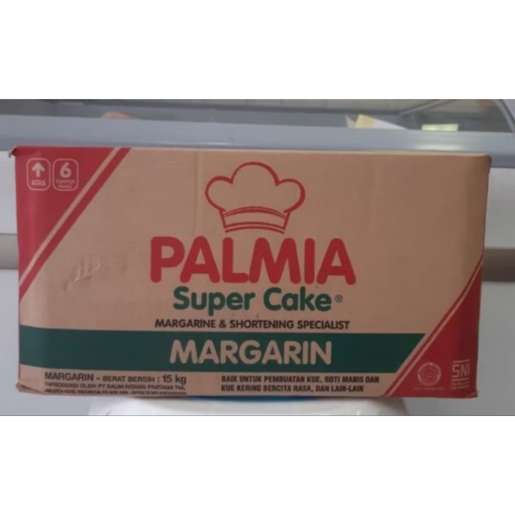 Palmia Super Cake Margarine Berat 15 kg -Harga per Dus