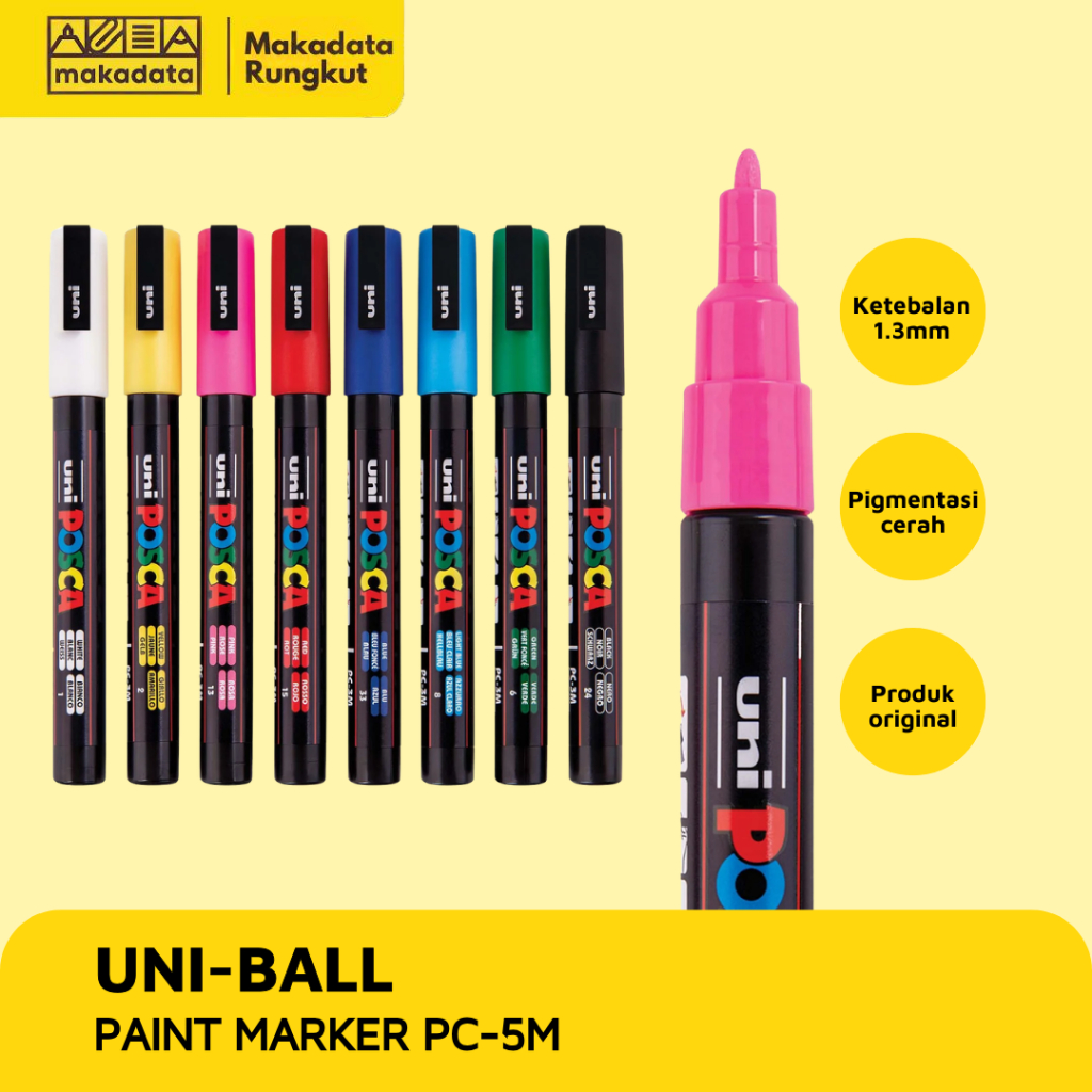 UNI POSCA / UNI-POSCA UNIBALL PAINT MARKER POSCA PC-5M (1 PCS)