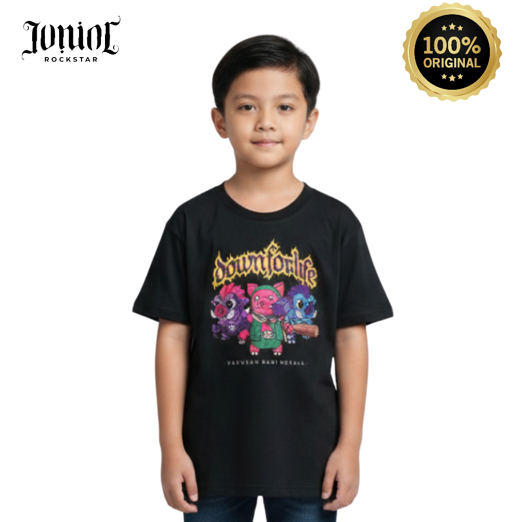 Official Merchandise Down For Life - Pasukan Babi Neraka Hitam