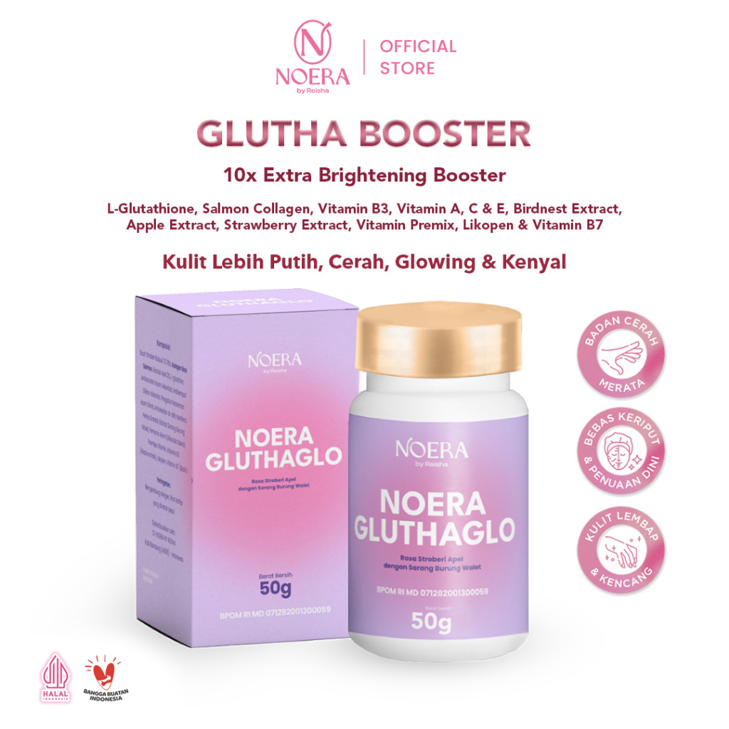 Noera Glutha Booster 10x Extra Whitening Booster Improved Formula | Whitening Booster l Booster Pemu