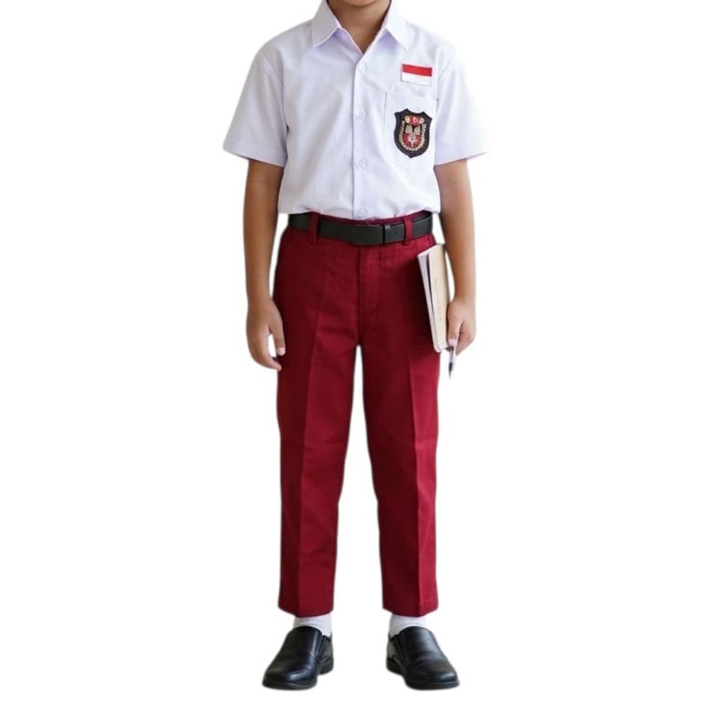 Seragam Pendek Sekolah Dasar Anak Laki-laki | Baju Pendek Merah Putih SD | Setelan Merah Putih SD