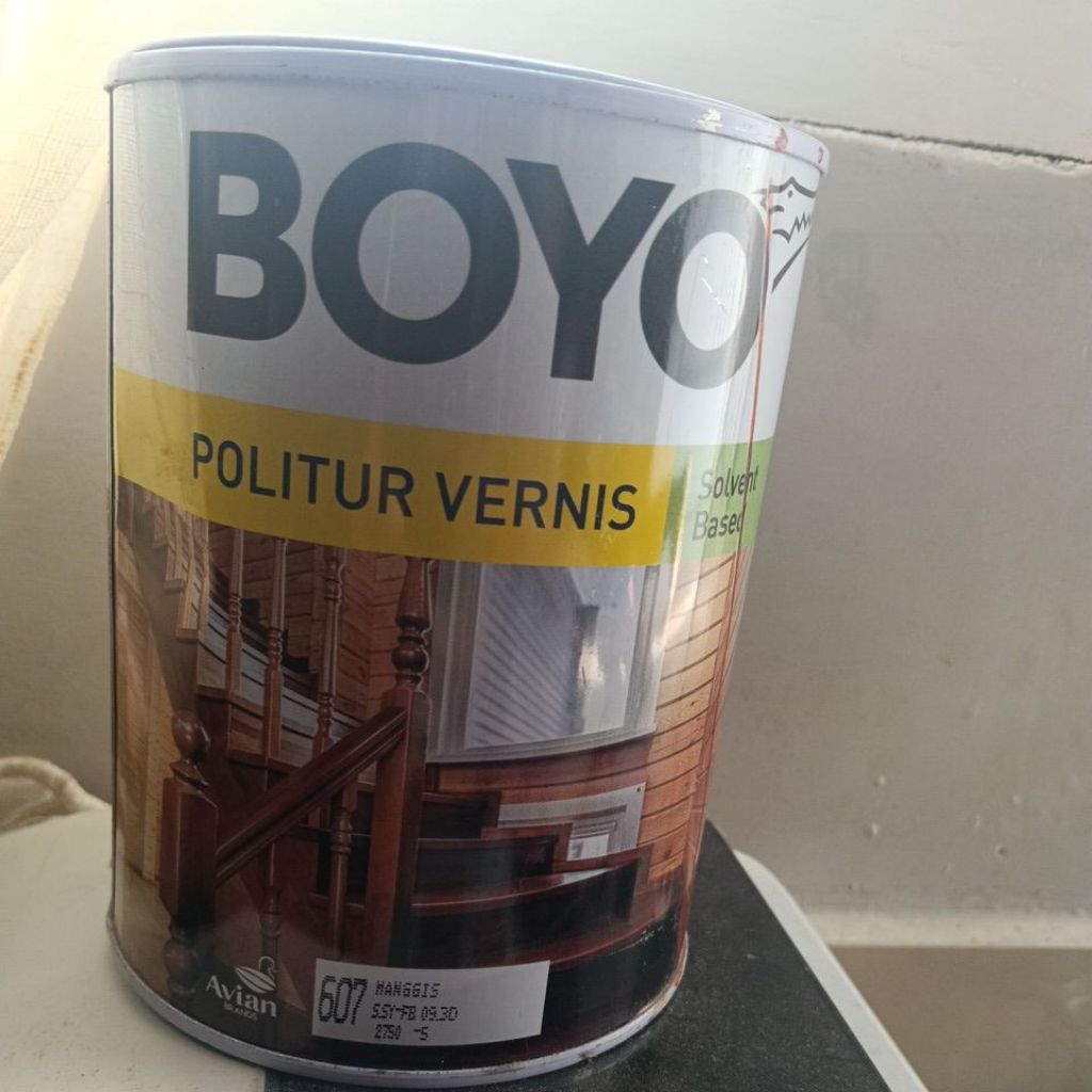 Plitur BOYO Kemasan 1 Liter Plitur Kayu AVIAN BRANDS