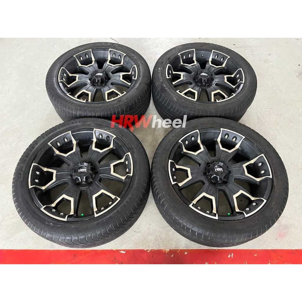 Velg Seken Type EMR Ring 22 + Ban Achilles 285 45 R22 Buat Pajero Hilux Fortuner
