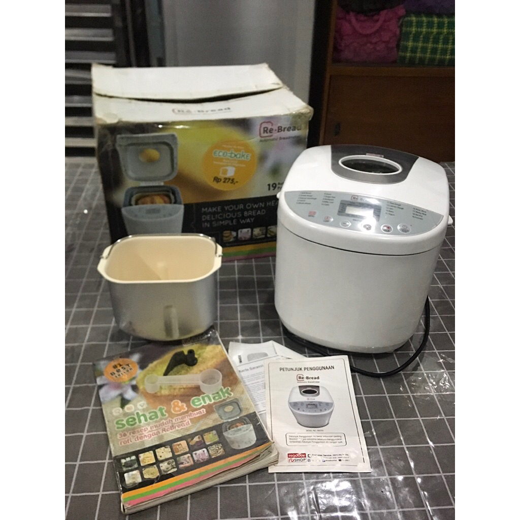Rebread Bread Maker Re Bread mesin pembuat roti otomatis bekas preloved