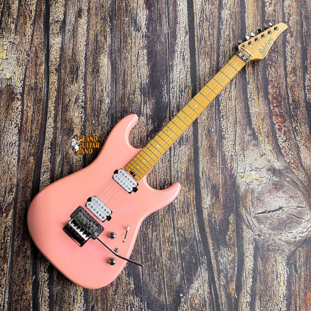 Soloking MS1 Custom 22 HH FR in Satin Shell Pink Matte