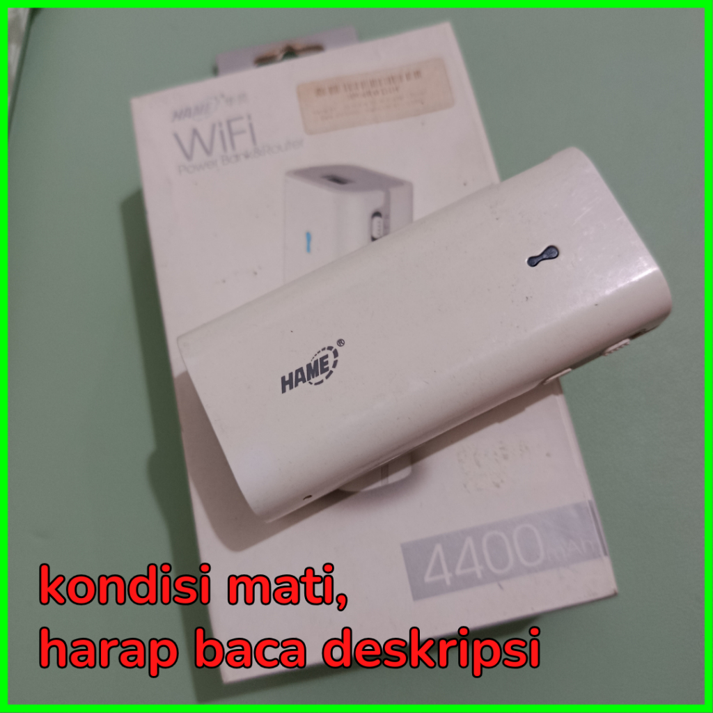 HAME R1 Portable WiFi Router 3G 4400mAh second bekas mati