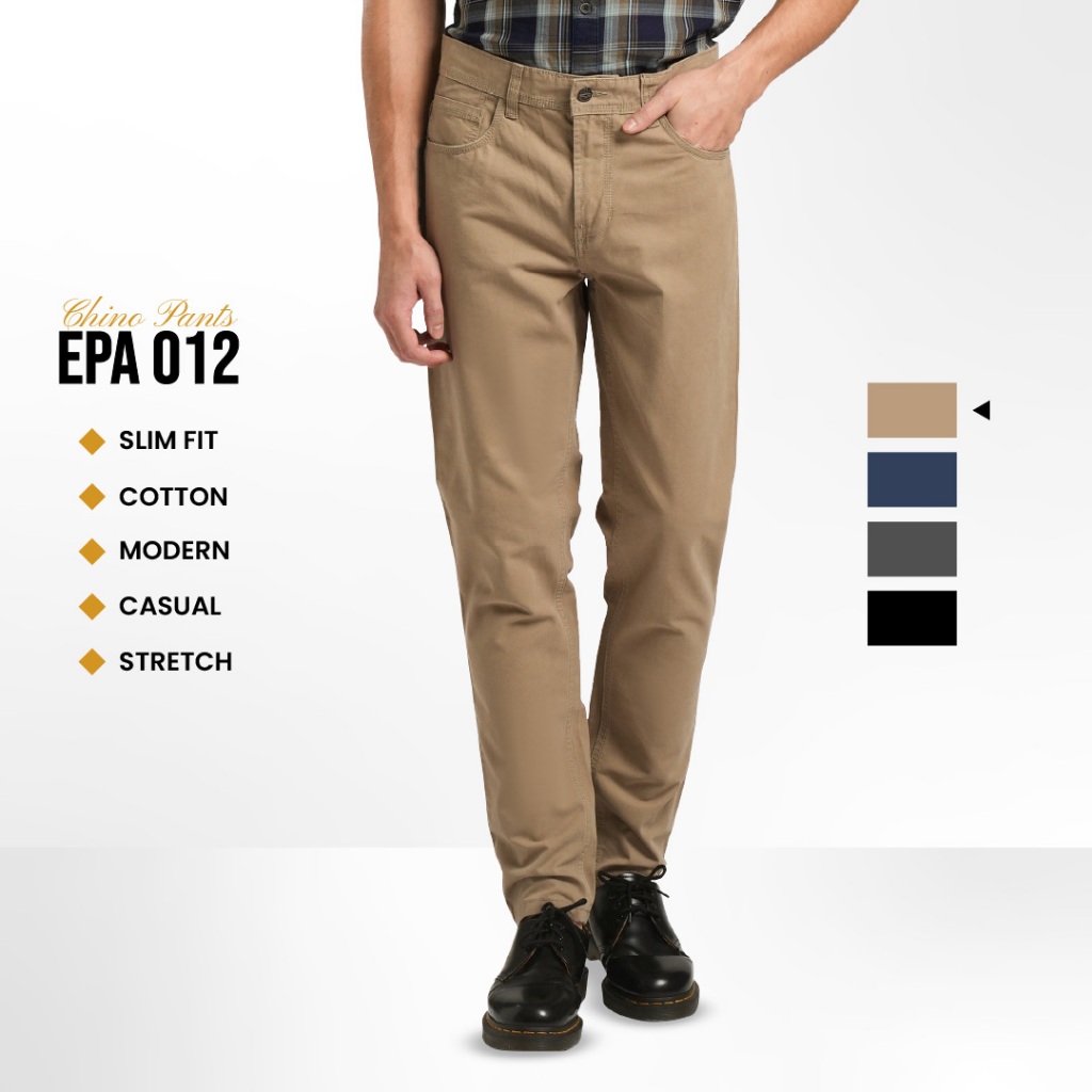 Emba Classic - EPA 012 Celana Panjang Pria Slim Fit Collection