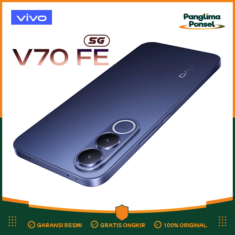 VIVO V70 FE 12/ 256GB HP Vivo Terbaru 2025 Kamera Jernih Batre Besar Hape Gaming Spek Dewa