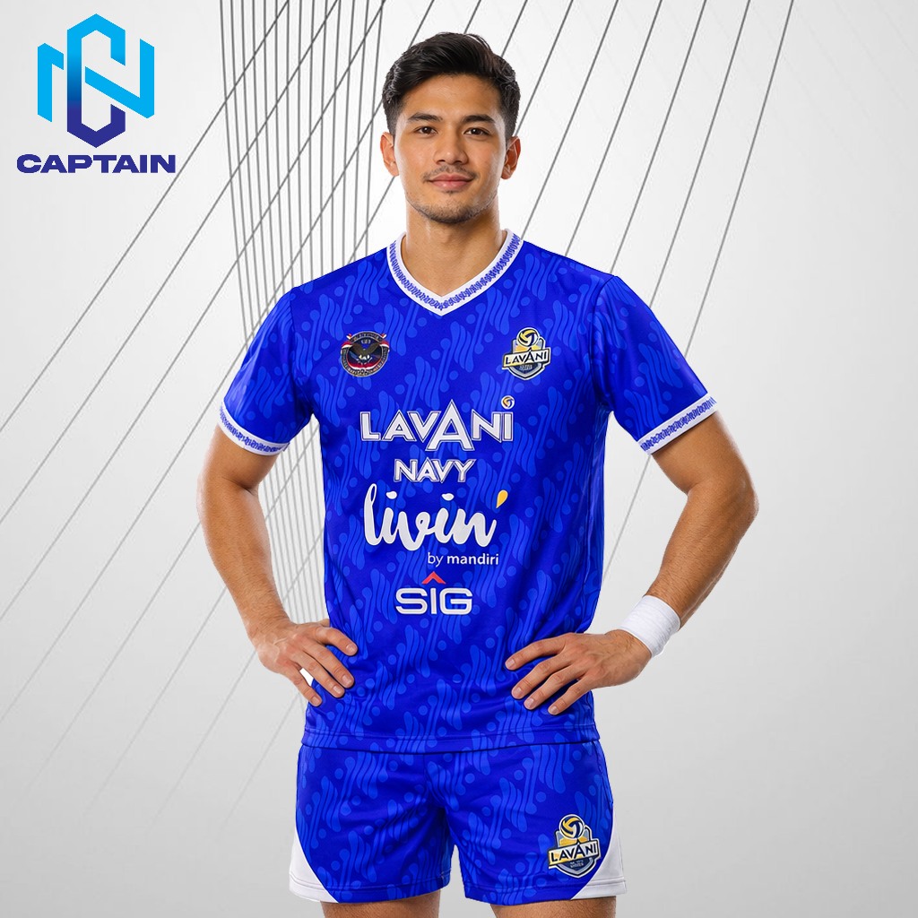 Kaos Jersey Voli Jakarta Lavani Livin Proliga Pria 2026/Jersey Voli Dry Fit Olahraga