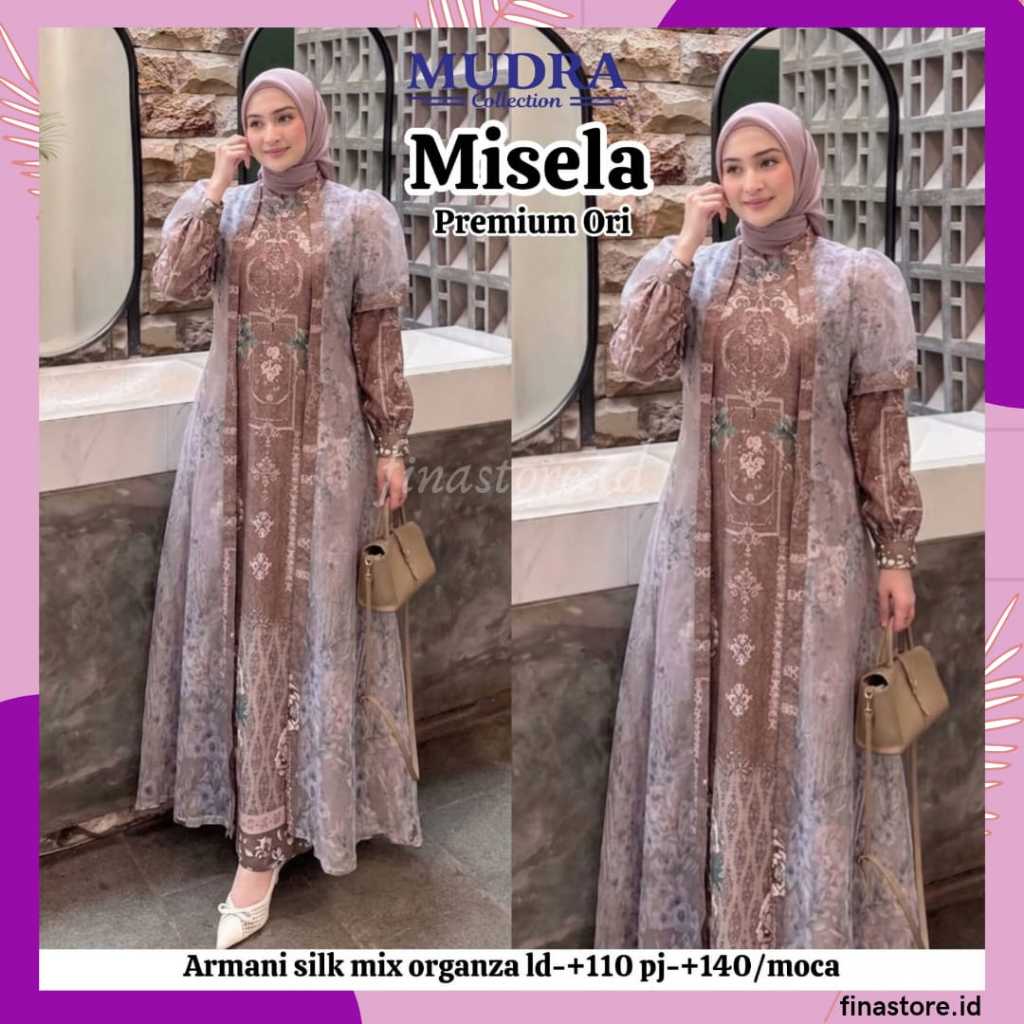 Gamis Mudra Collection / Gamis Terbaru / Gamis Wanita / Gamis Premium / Gamis Pesta / One Set / Sete