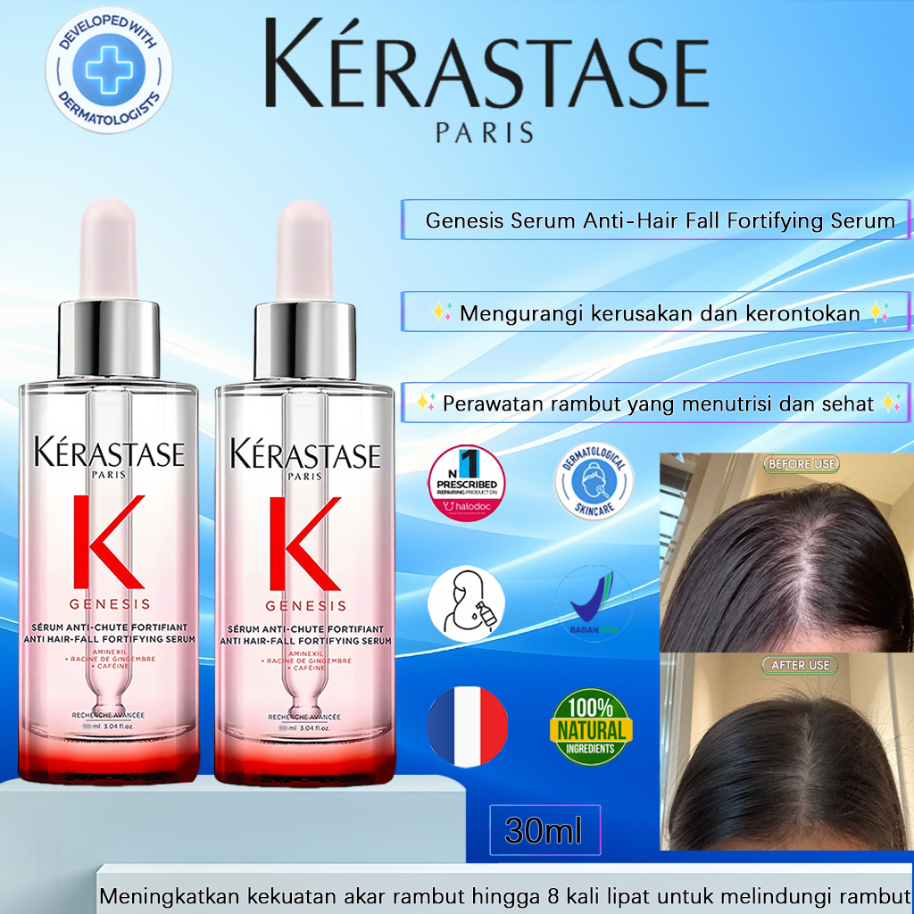 [NEW][100% ORIGINAL][COD]Kerastase Anti Hair Fall Serum Rambut Rontok Genesis 30ml/kerastase serum g