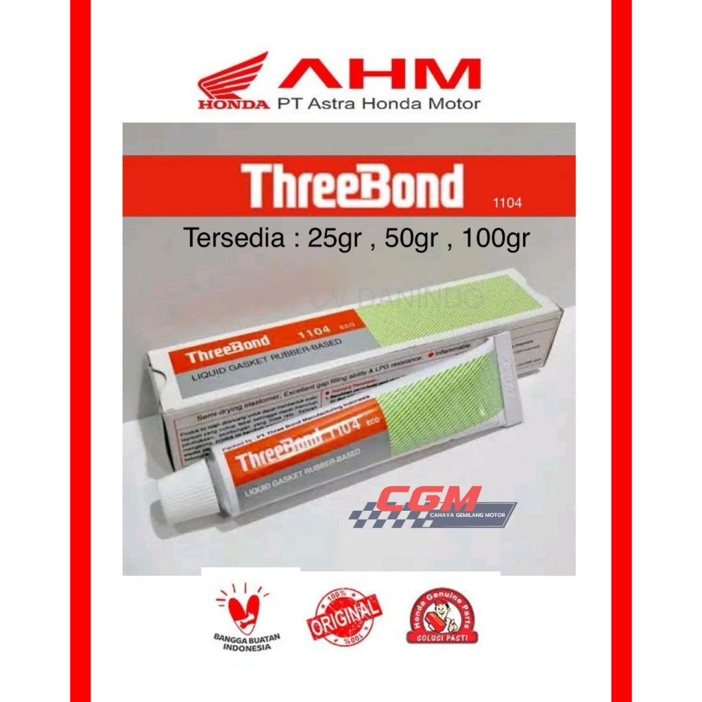 LEM gasket paking auto sealer tahan panas three Bond