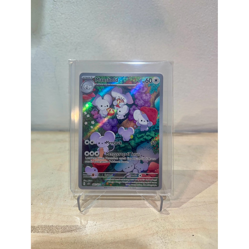 AR Maushold sv2D 081/071 Pokemon Trading Card Game Indo