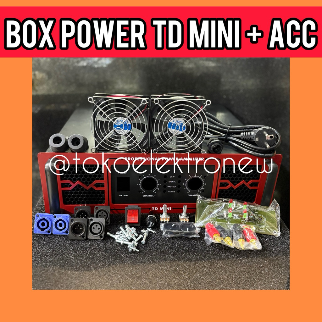 BOX POWER TD MINI + AKSESORIS
