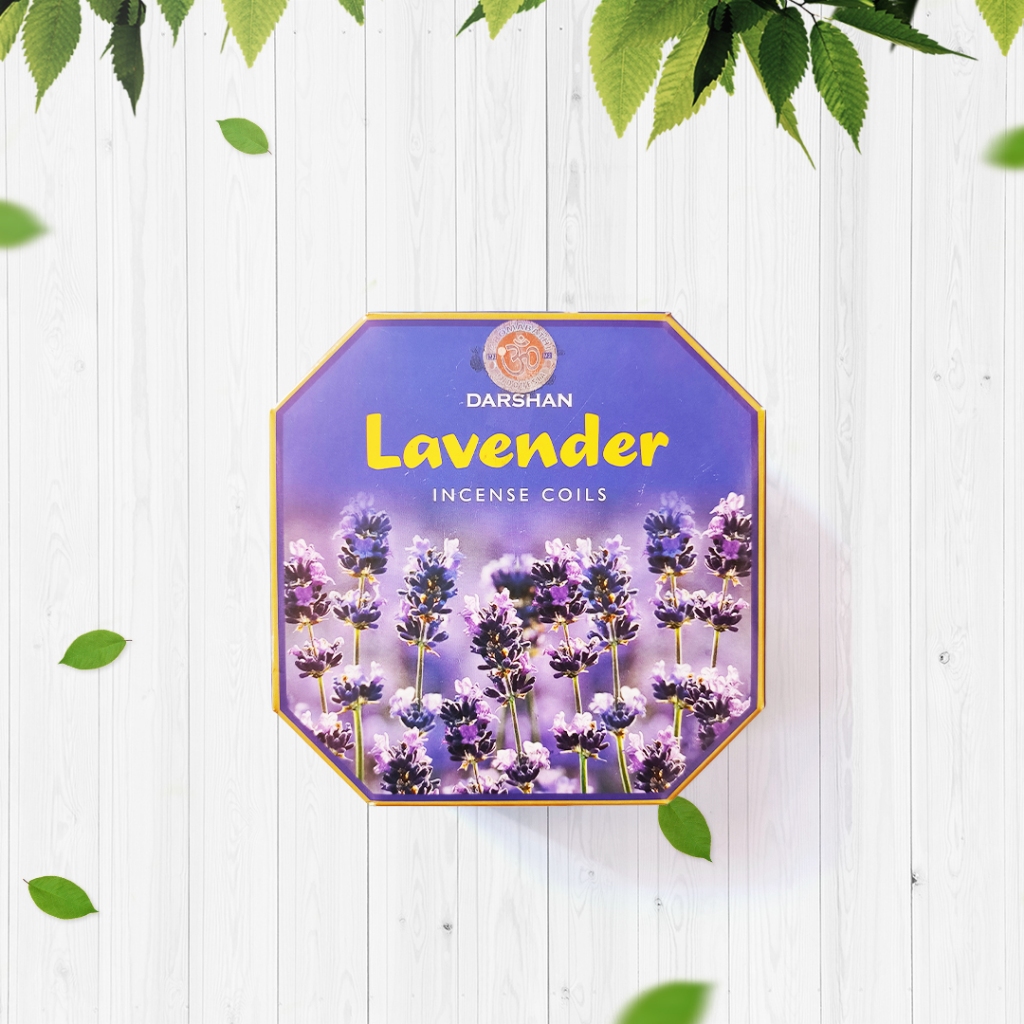 Dupa Coil Darshan Lavender / Dupa Lingkar Darshan / Dupa Impor Premium