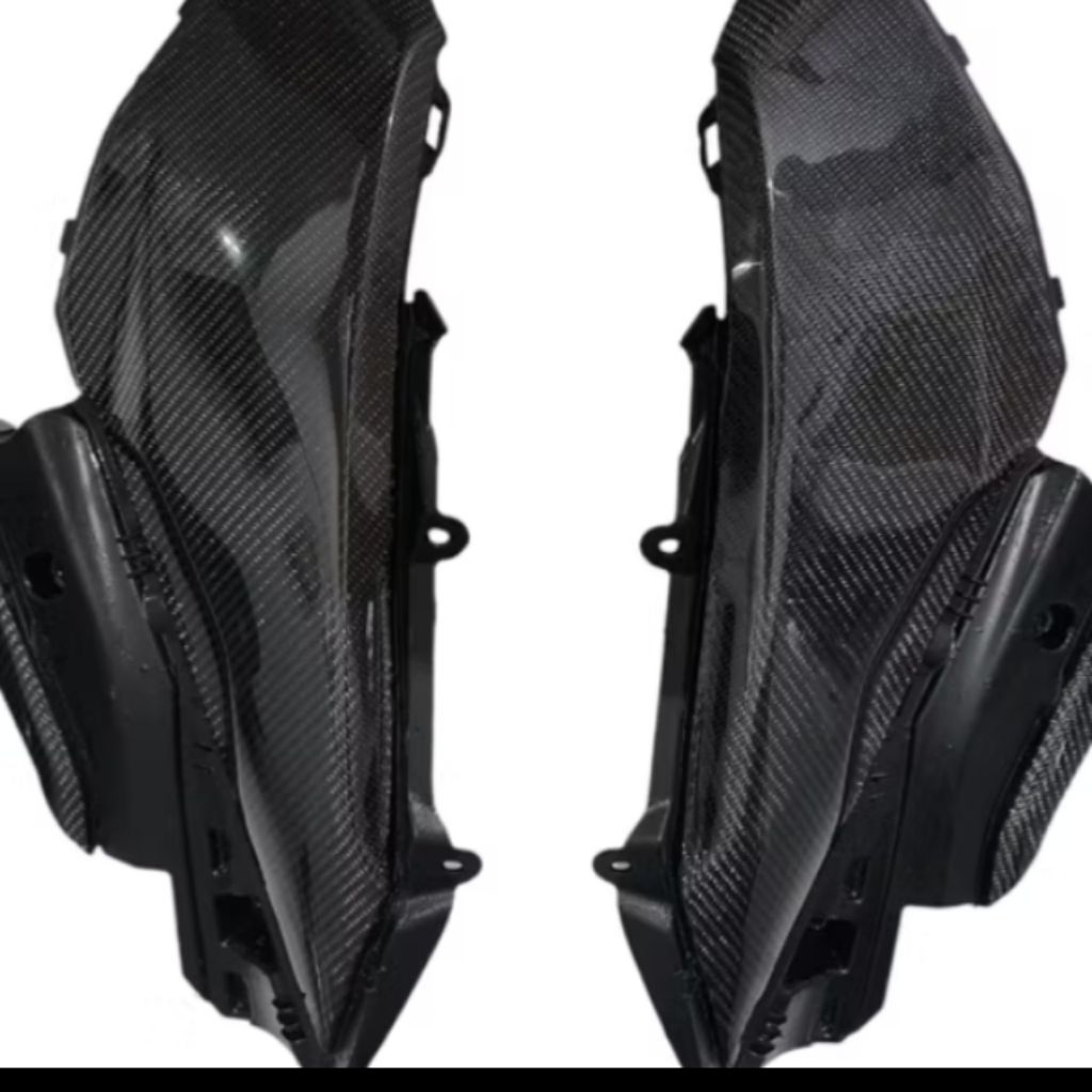 COVER SIDE DECK SAMBUNGAN BODY NEW VARIO 125 150 (TWIIL) CARBON KEVLAR