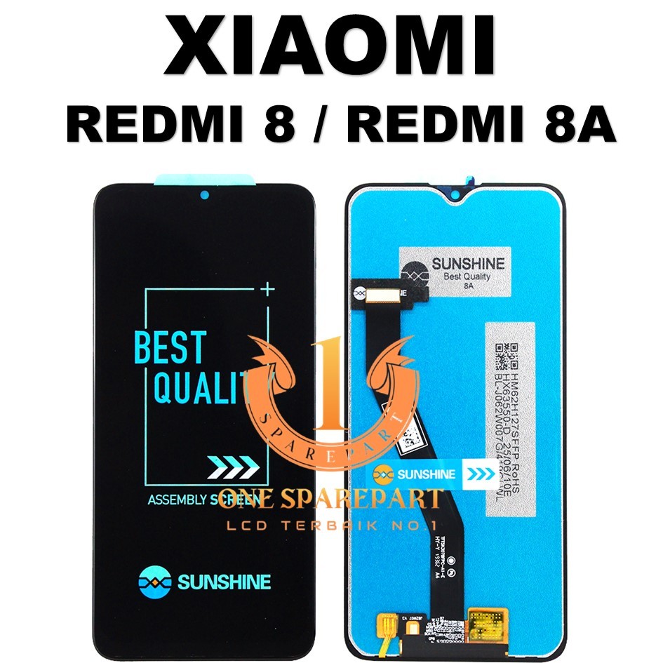LCD TOUCHSCREEN REDMI 8 / REDMI 8A  COMPLETE ORIGINAL 1 SET 100%
