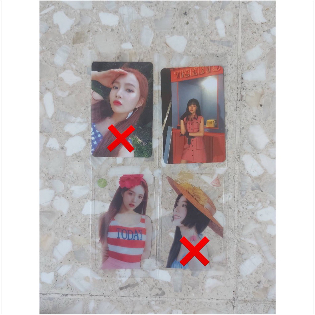 Official Photocard PC Joy, Wendy & Irene - Summer Magic Limited Edition/The Reve Festival