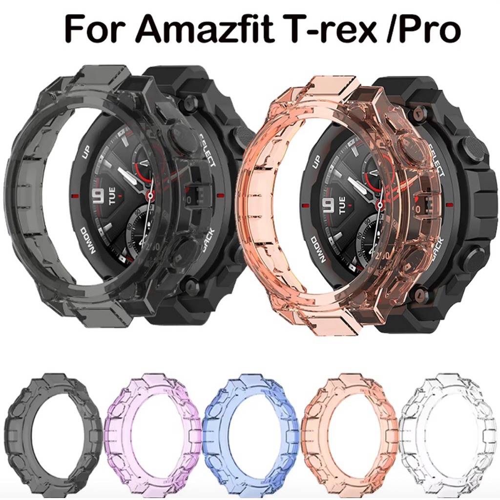 Bumper Case For Amazfit T-Rex/T-Rex Pro” Soft TPU Protective Smartwatch
