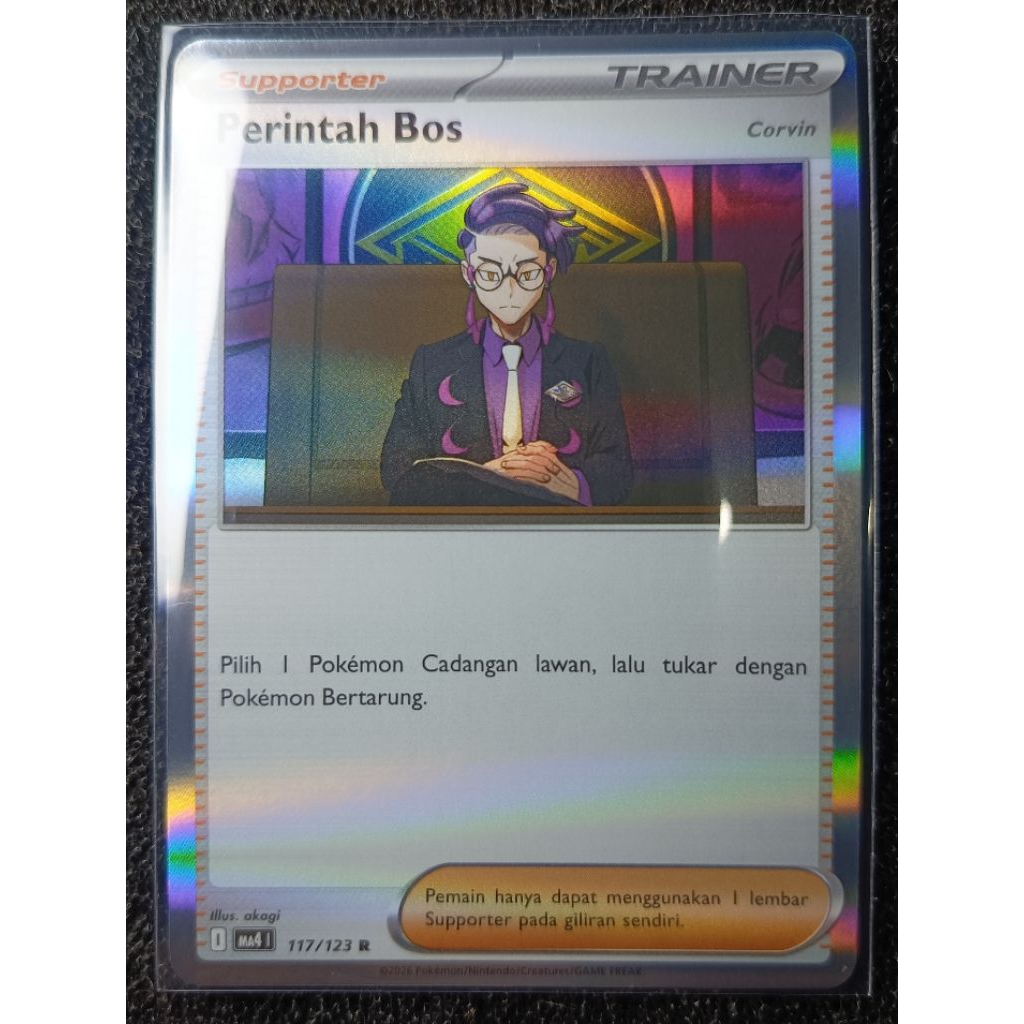 Pokemon Indonesia - PERINTAH BOS 'CORVIN (RARE)