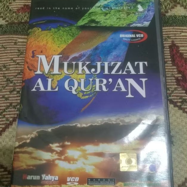 VCD Original MUKJIZAT AL-QUR'AN Feat HARUN YAHYA Text Indonesia
