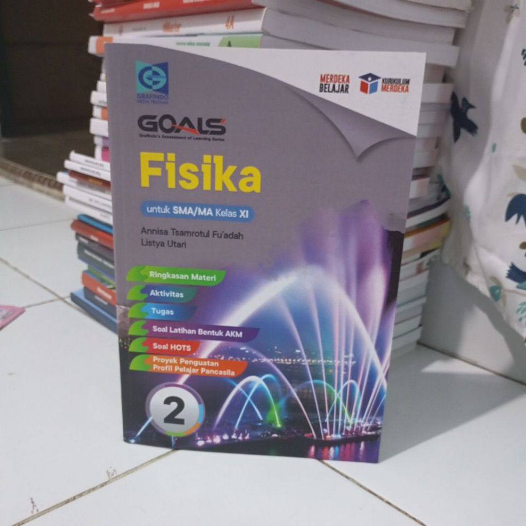 BUKU GOALS FISIKA KELAS 11/2 SMA GRAFINDO KURIKULUM MERDEKA