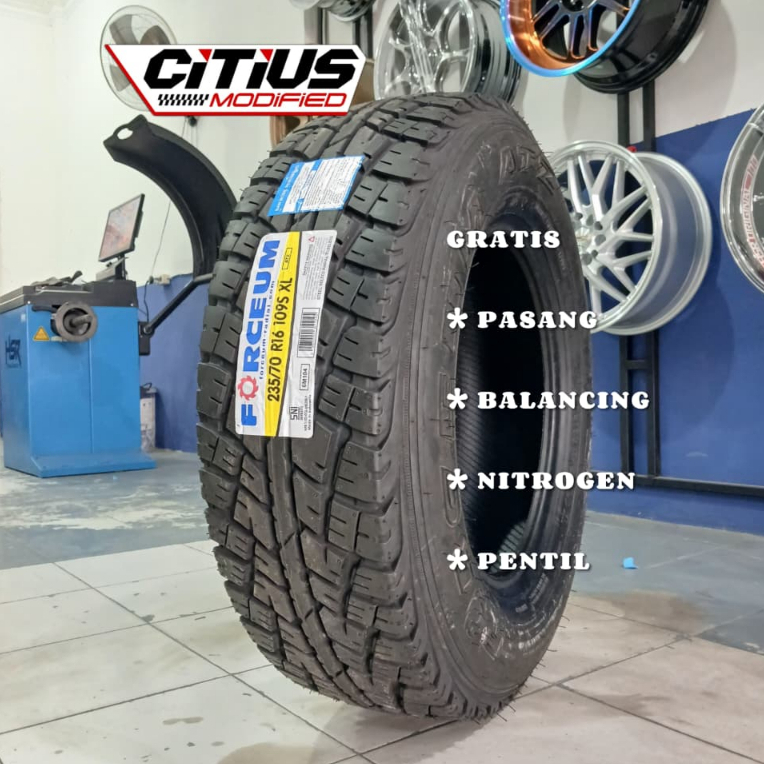 Ban Mobil Ring 16 Semi Kasar Cangkul FORCEUM A/TZ R 235/70 R16