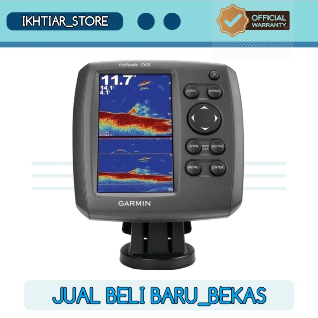 FISHFINDER GARMIN 350C BEKAS