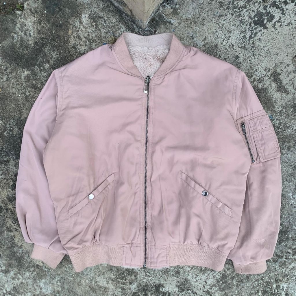 JAKET BOMBER REVERSIBLE WANITA