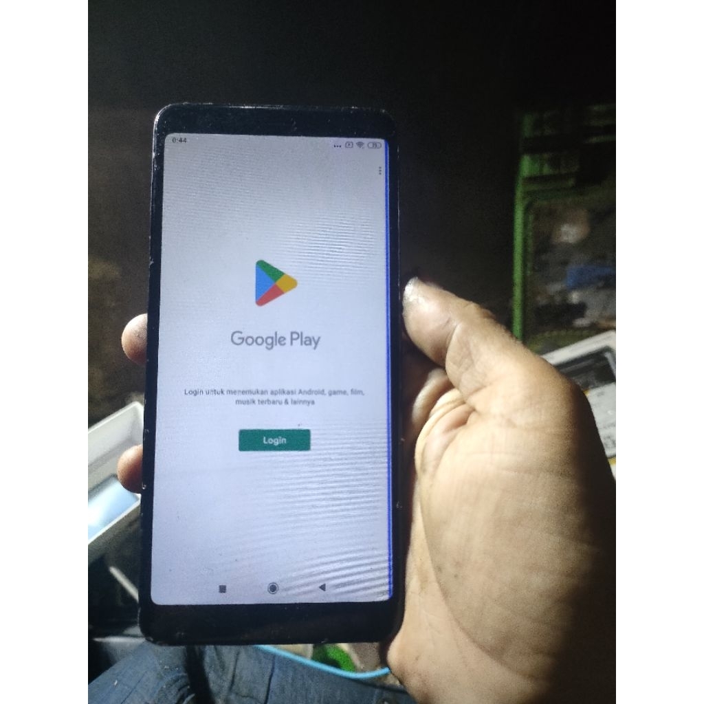 Redmi note 5 ram 3/32 minus lcd bergaris seperti foto