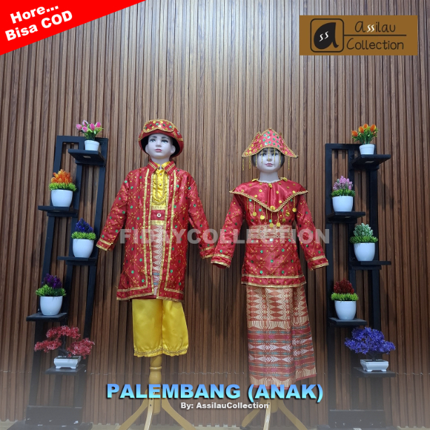 Baju Adat Palembang Anak Satuan (Laki/Cewek)