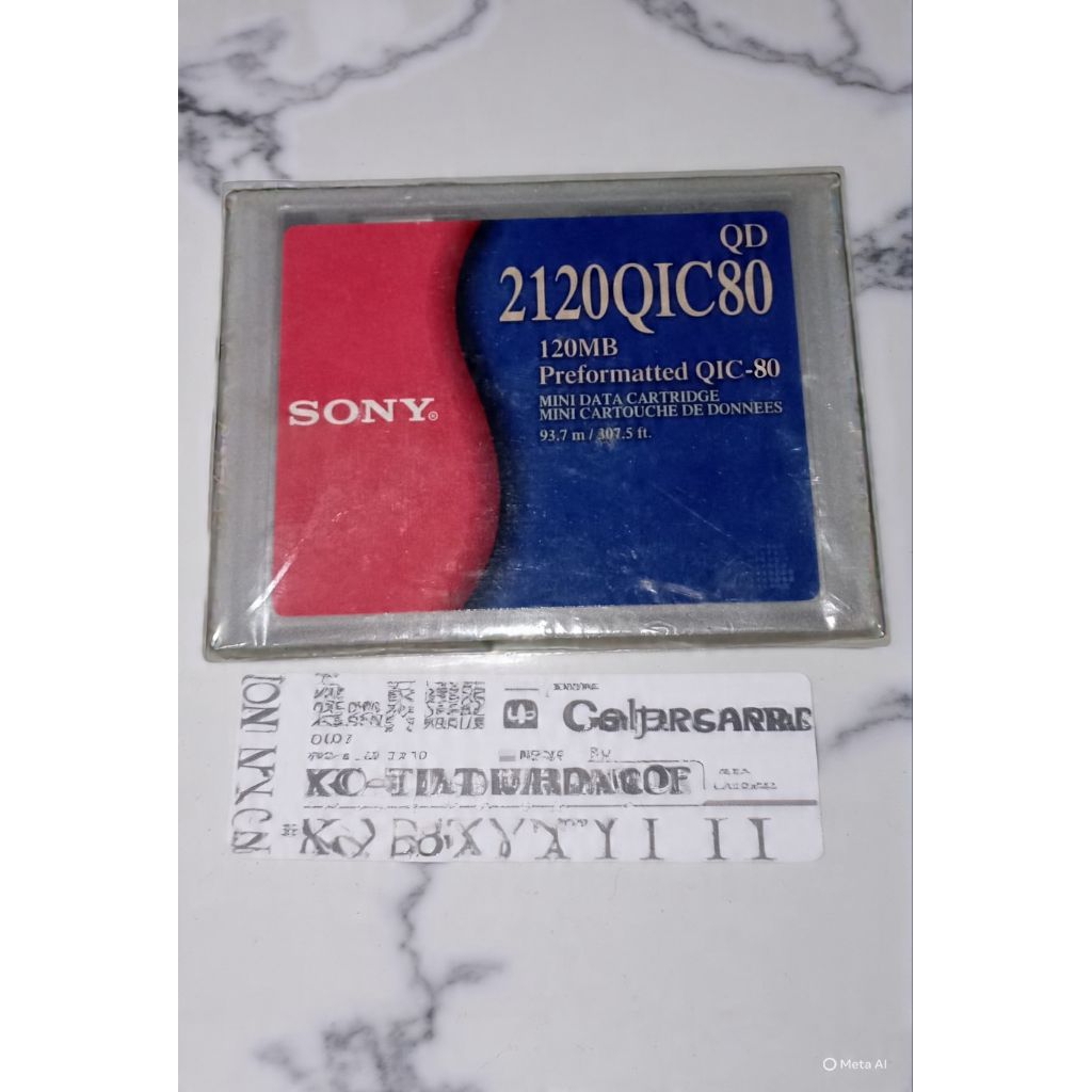 SONY MINI DATA CARTRIDGE QIC-80