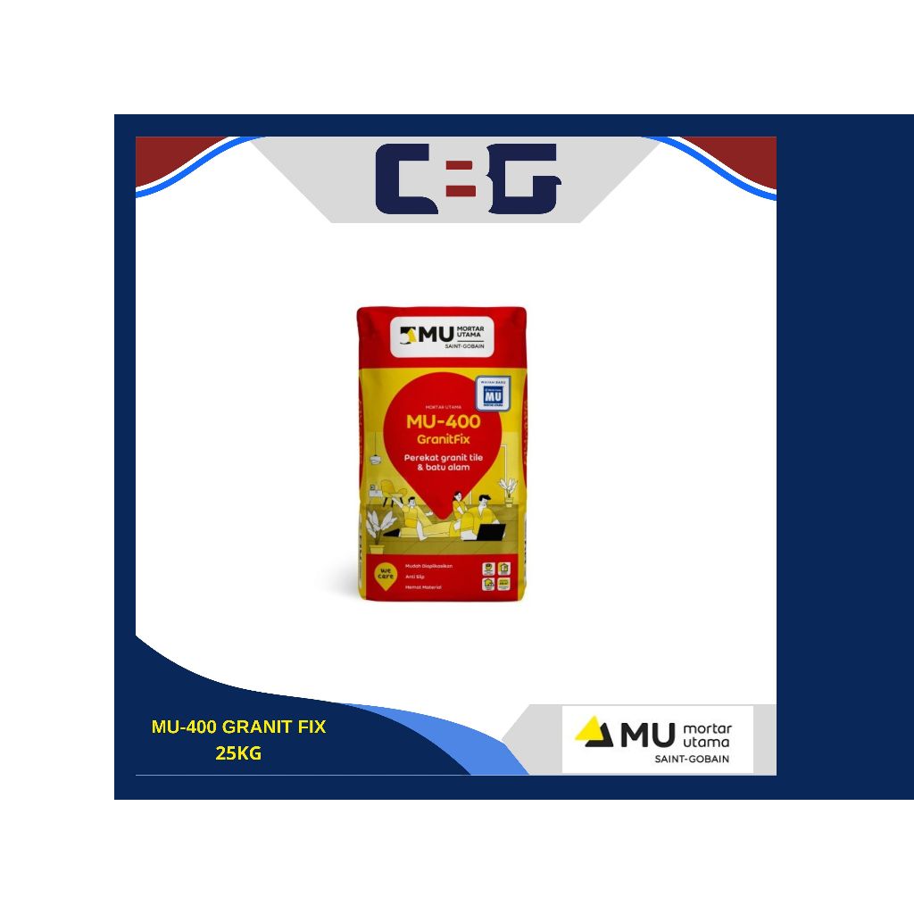 SEMEN MORTAR MU 400 25KG ( Perekat Granite )