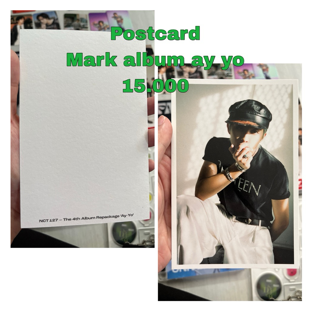 postcard mark lee album NCT 127 album ay yo