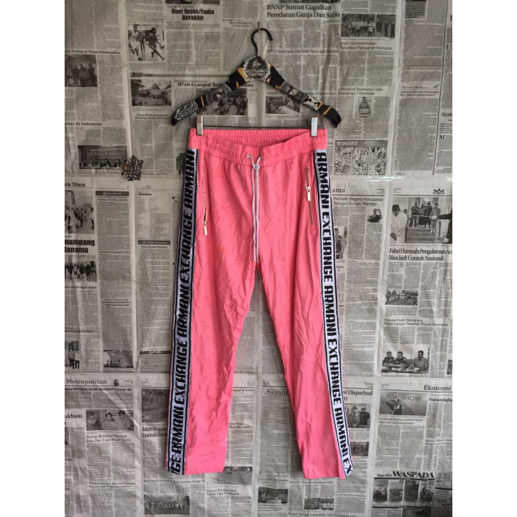 ARMANI EXCHANGE TAPPED TRACKPANTS