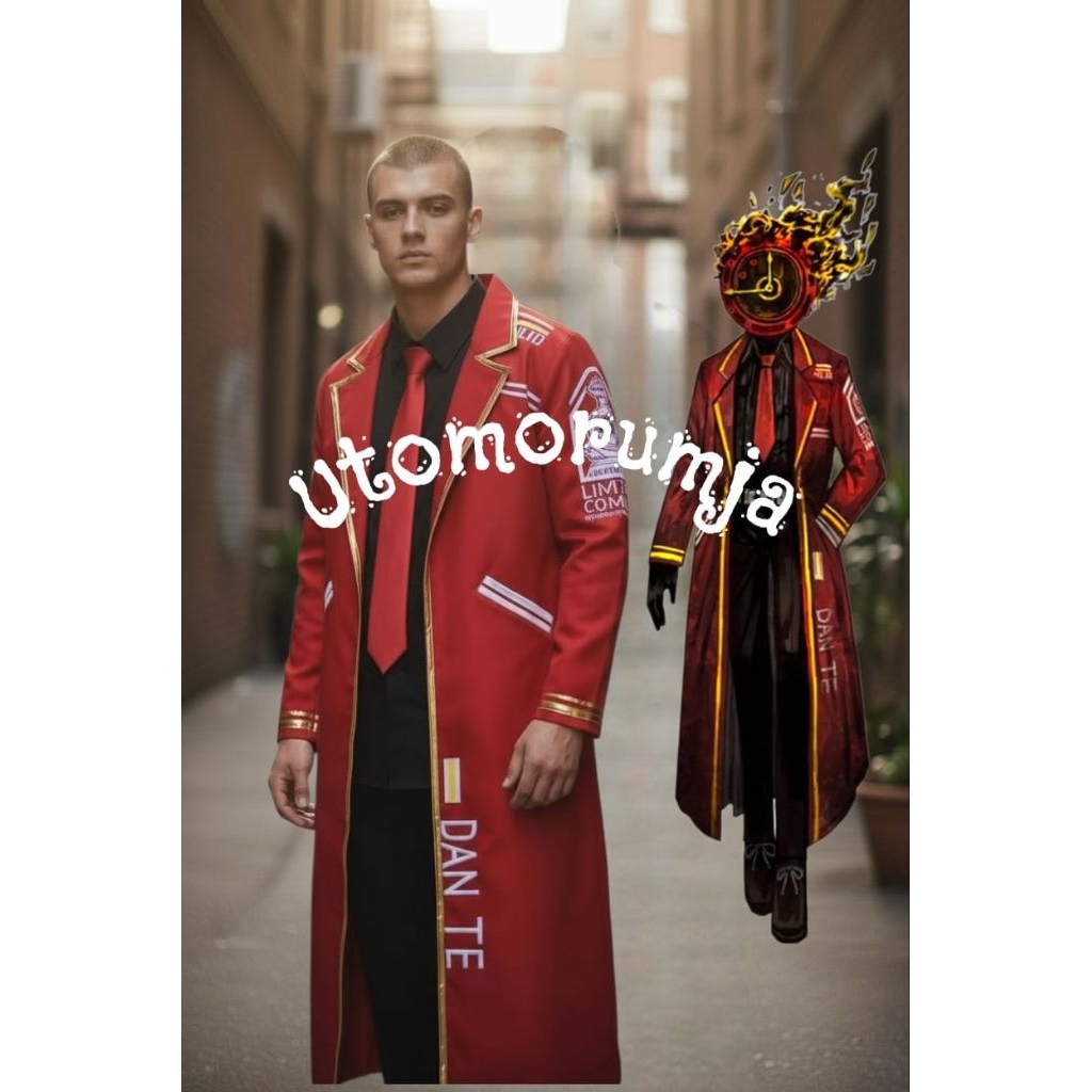 Utomo Rumja kostum cosplay dante dan te limbus company